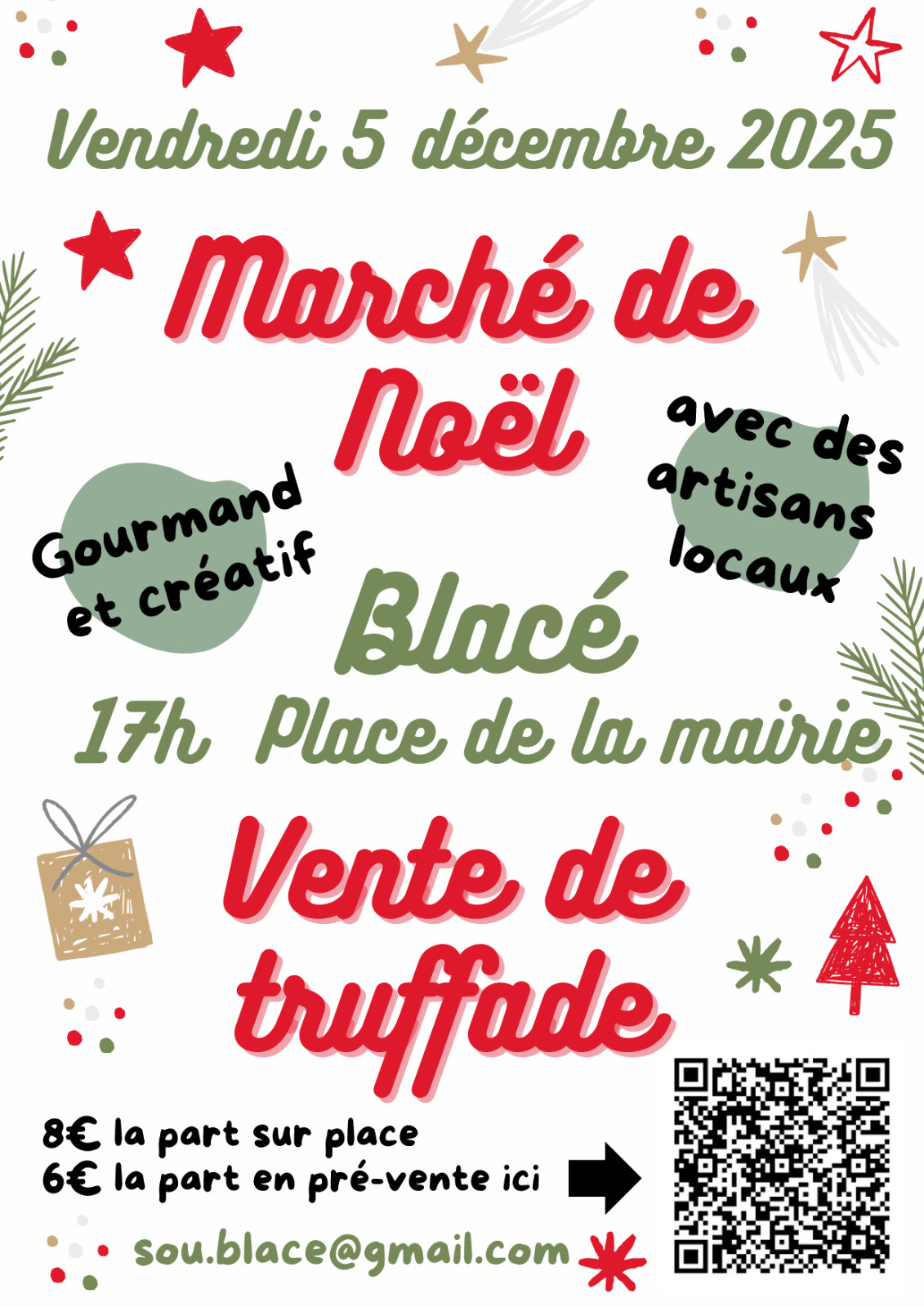 Marché de Noël de Blacé – Vente de pain d’épices de BD-Miam