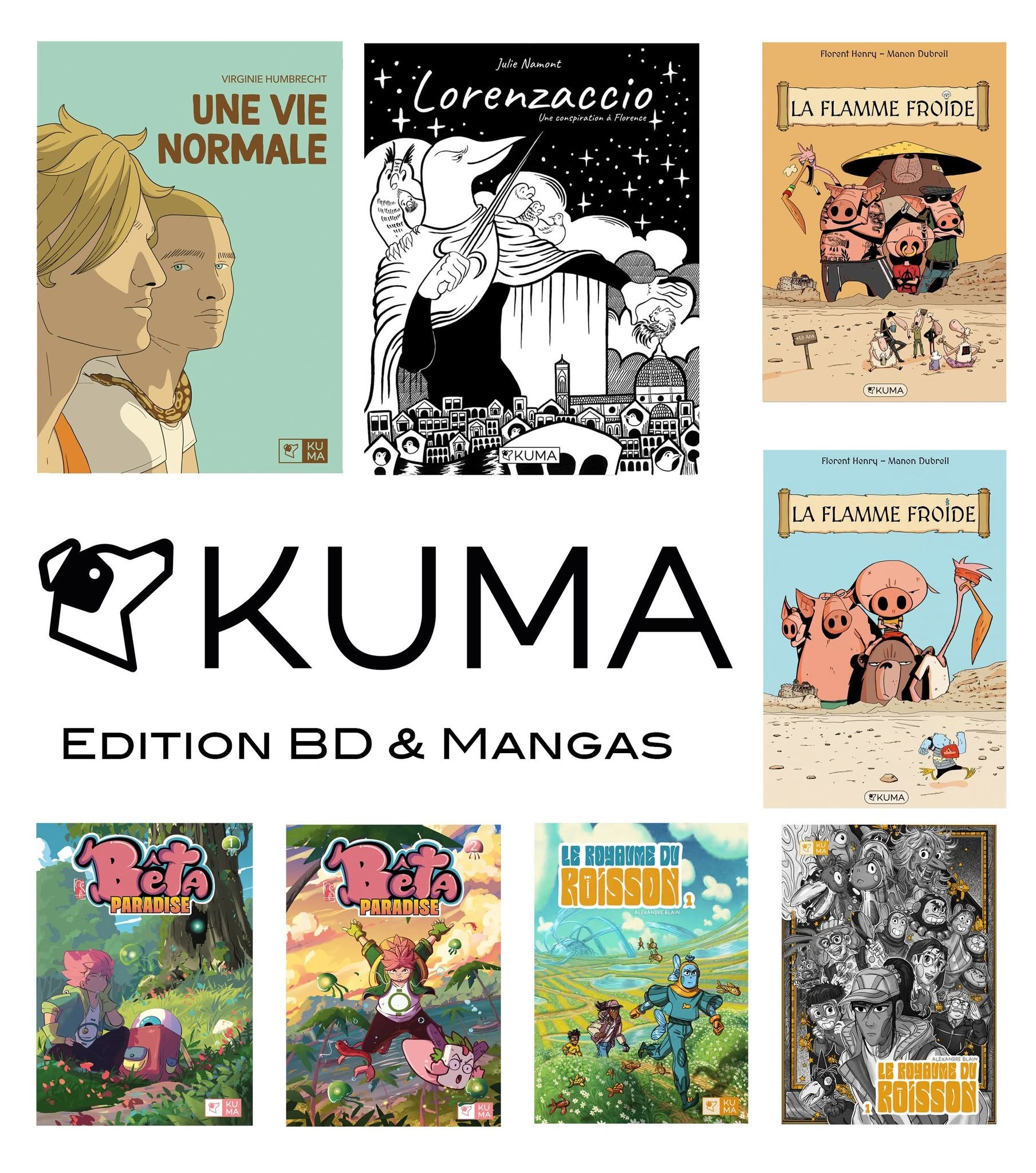 Bienvenue aux éditions KUMA